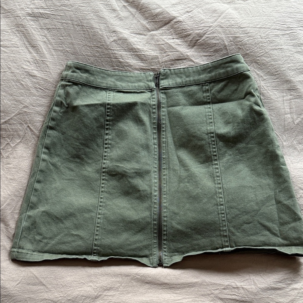 Forever 21 Forest Green Mini Skirt
